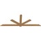 Ekena Millwork Kennewick Timber Gable Bracket, Western Red Cedar, 108"W x 40"H x 1 1/2"D x 5 1/2"F, 9/12 Pitch GBW108X40X0206KEN00SWR - alternate 2